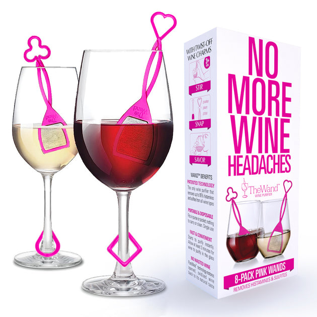 8Pack Wine Filter No Hangout The Wand™ by PureWine