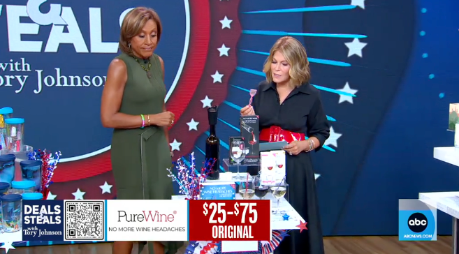 PureWine Featured on Good Morning America Deals & Steals