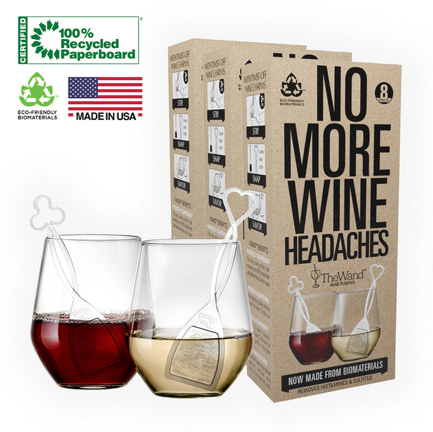 An Eco Wine Filter No Hangovers, No Headaches - The Wand™ by PureWine