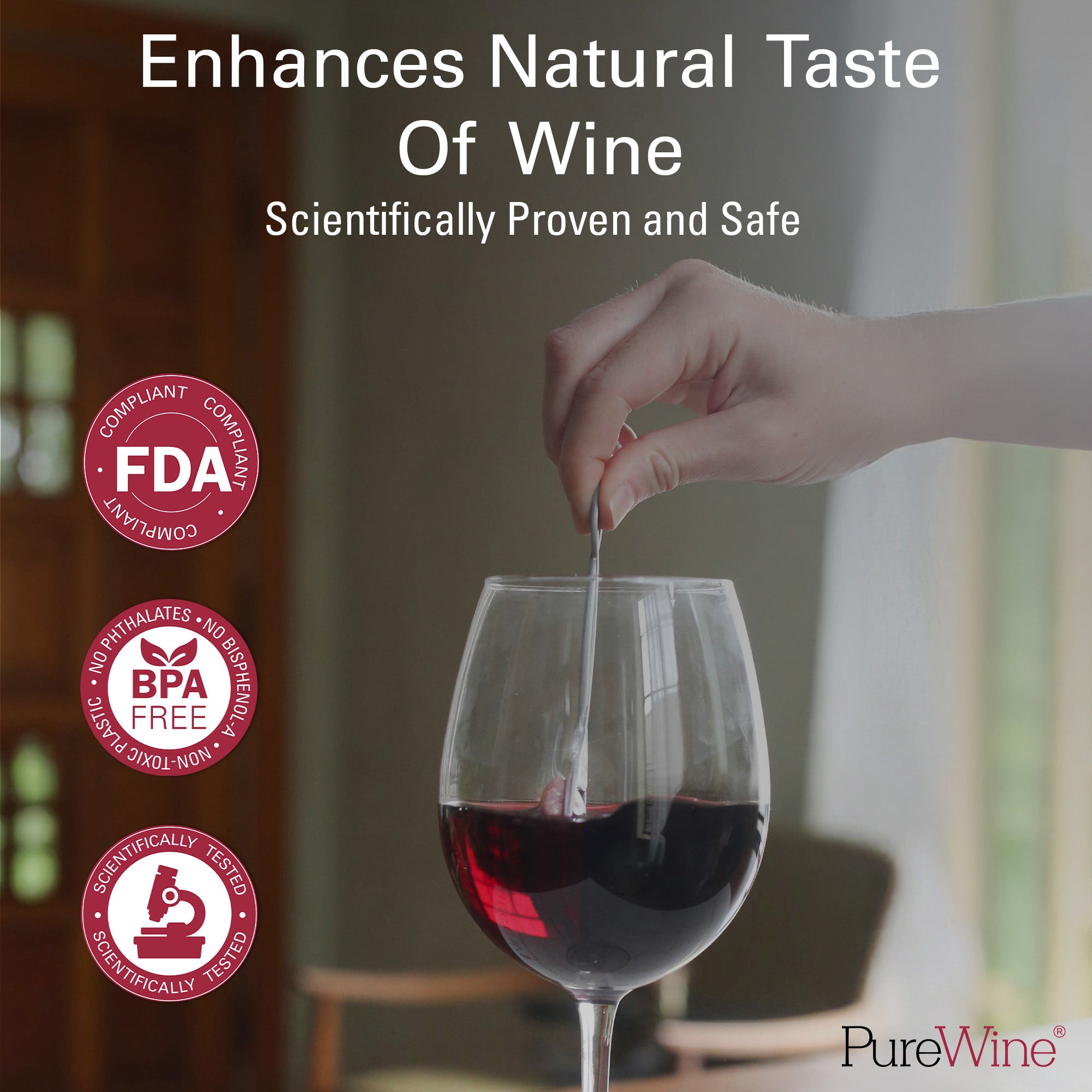 The Wand Wine Purifier by PureWine