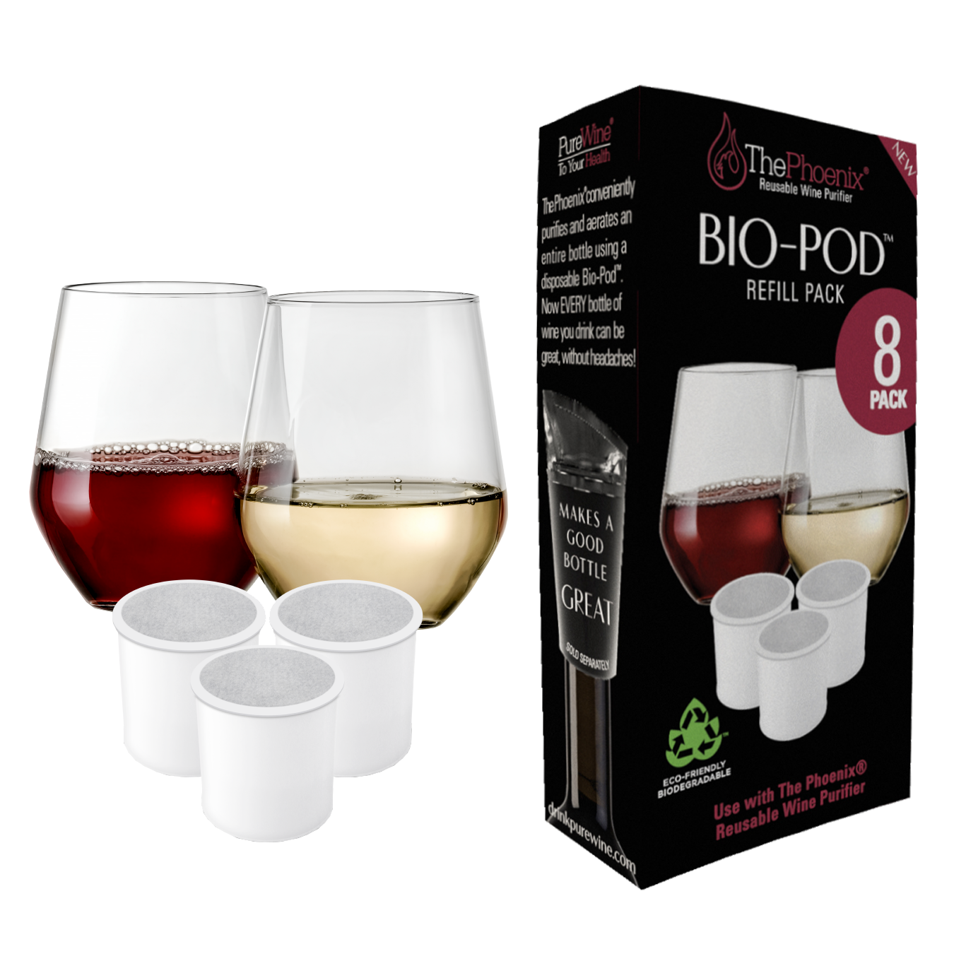 Wine Purifier Sulfite Remover The Wand by PureWine